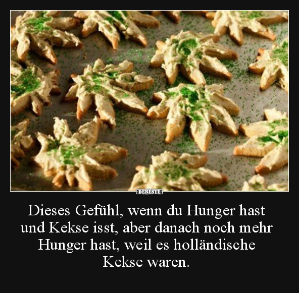 Dieses Gefühl, wenn du Hunger hast und Kekse isst, aber.. - Lustige Bilder | DEBESTE.de
