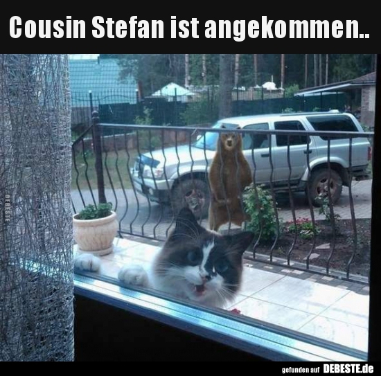 Cousin Stefan ist angekommen.. - Lustige Bilder | DEBESTE.de