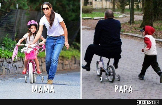 Mama vs. Papa. - Lustige Bilder | DEBESTE.de