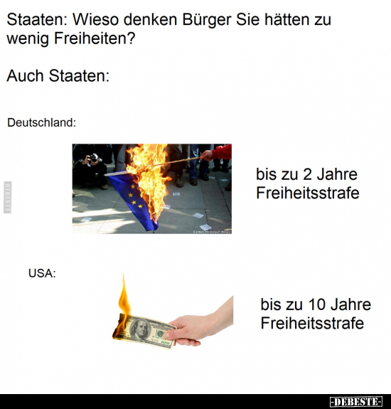Staaten: Wieso denken Bürger Sie hätten zu wenig.. - Lustige Bilder | DEBESTE.de