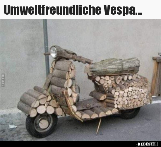 Umweltfreundliche Vespa... - Lustige Bilder | DEBESTE.de
