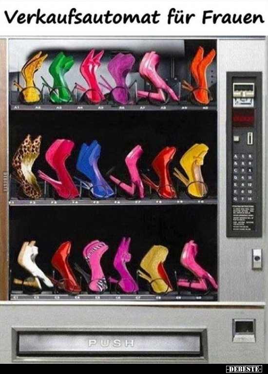 Verkaufsautomat für Frauen.. - Lustige Bilder | DEBESTE.de