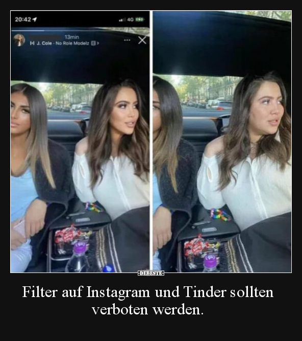 Filter auf Instagram und Tinder sollten verboten werden... - Lustige Bilder | DEBESTE.de