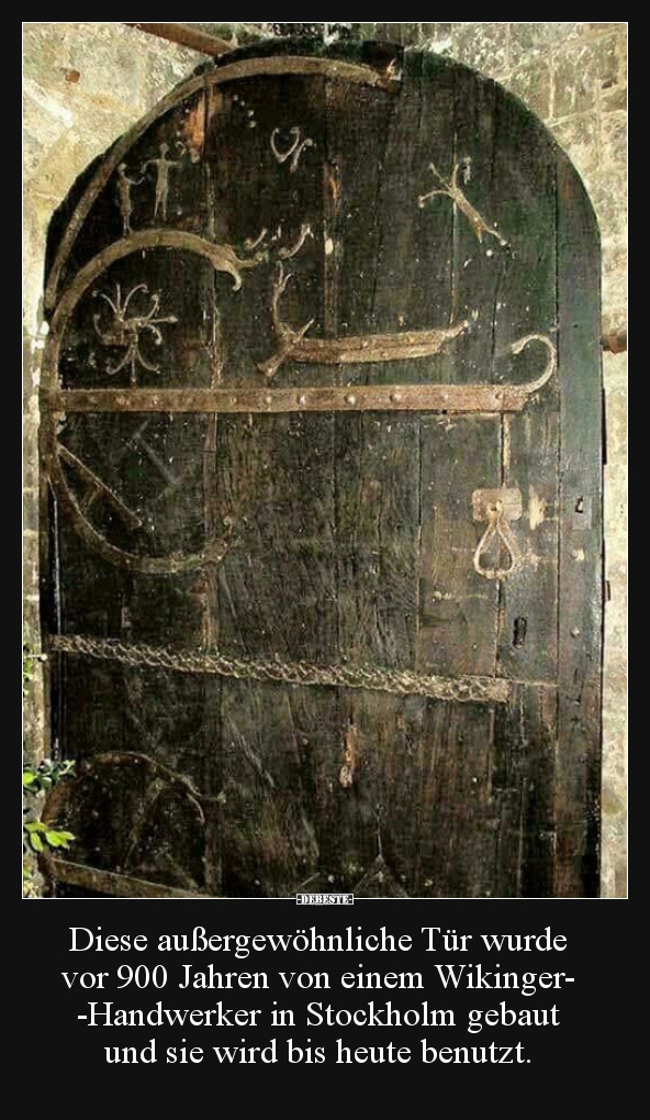 Diese außergewöhnliche Tür wurde vor 900 Jahren von einem.. - Lustige Bilder | DEBESTE.de