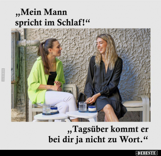 "Mein Mann spricht im Schlaf!".. - Lustige Bilder | DEBESTE.de