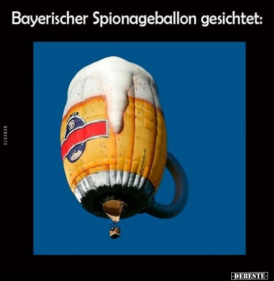 Bayerischer Spionageballon gesichtet.. - Lustige Bilder | DEBESTE.de