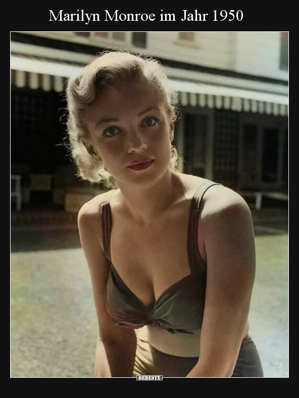 Marilyn Monroe im Jahr 1950.. - Lustige Bilder | DEBESTE.de