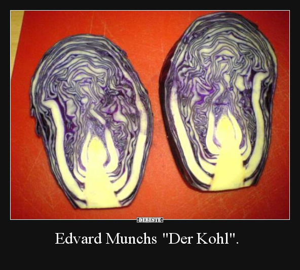 Edvard Munchs "Der Kohl"... - Lustige Bilder | DEBESTE.de