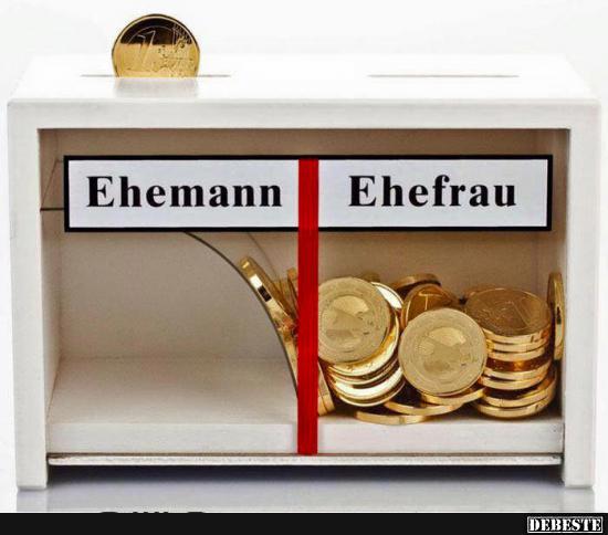 Wozu braucht der Mann Geld ? Er hat doch schon alles ( seine Frau ) - Lustige Bilder | DEBESTE.de