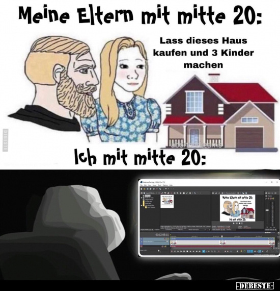 Meine Eltern mit mitte 20: Lass dieses Haus kaufen.. - Lustige Bilder | DEBESTE.de
