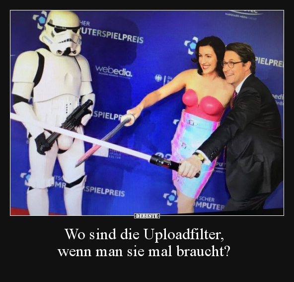 Wo sind die Uploadfilter, wenn man sie mal braucht?.. - Lustige Bilder | DEBESTE.de