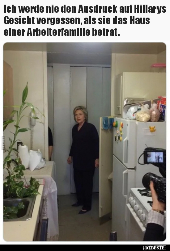 Ich werde nie den Ausdruck auf Hillarys Gesicht vergessen.. - Lustige Bilder | DEBESTE.de