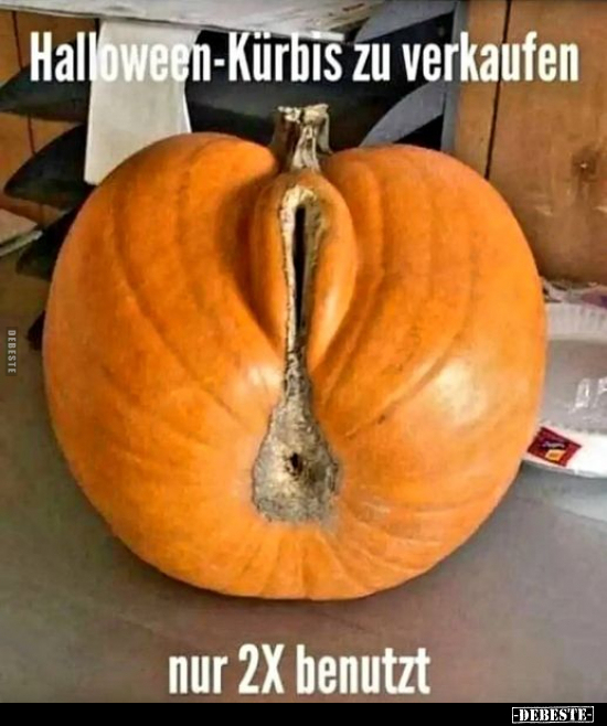 Halloween-Kürbis zu verkaufen, nur 2X benutzt.. - Lustige Bilder | DEBESTE.de
