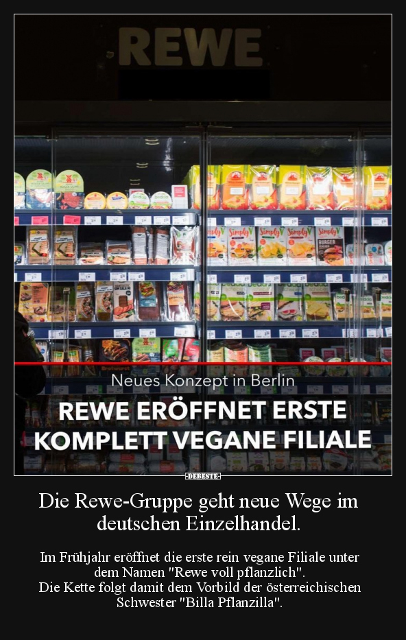 Die Rewe-Gruppe geht neue Wege im deutschen Einzelhandel... - Lustige Bilder | DEBESTE.de