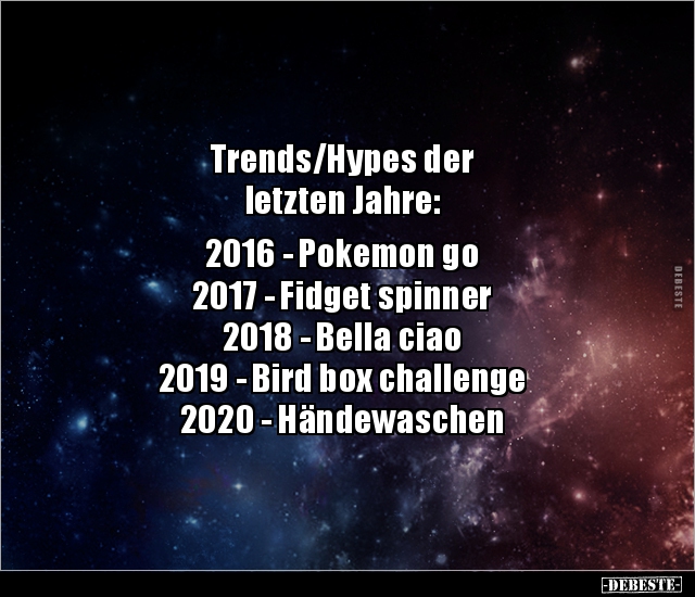 Trends/Hypes der letzten Jahre: - Lustige Bilder | DEBESTE.de