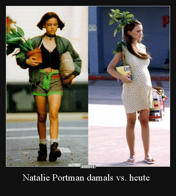 Natalie Portman damals vs. heute.. - Lustige Bilder | DEBESTE.de