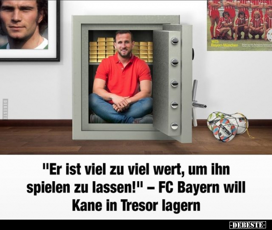 "Er ist viel zu viel wert, um ihn spielen zu lassen!".. - Lustige Bilder | DEBESTE.de