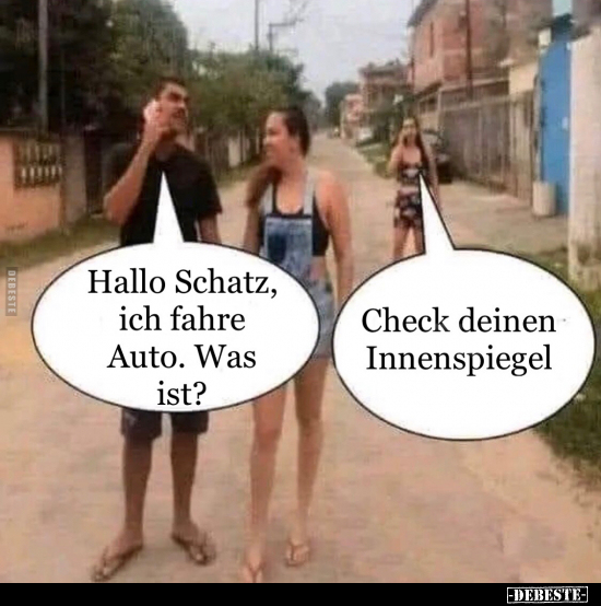 Hallo Schatz, ich fahre Auto. Was ist?.. - Lustige Bilder | DEBESTE.de