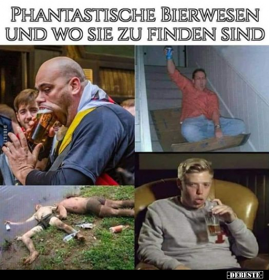 Phantastische Bierwesen und wo sie zu finden sind... - Lustige Bilder | DEBESTE.de