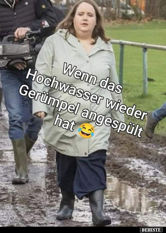 Wenn das Hochwasser wieder Gerümpel angespült hat.. - Lustige Bilder | DEBESTE.de