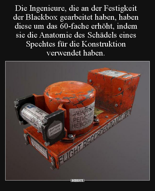 Die Ingenieure, die an der Festigkeit der Blackbox.. - Lustige Bilder | DEBESTE.de