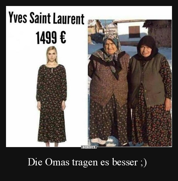 Die Omas tragen es besser ;) - Lustige Bilder | DEBESTE.de