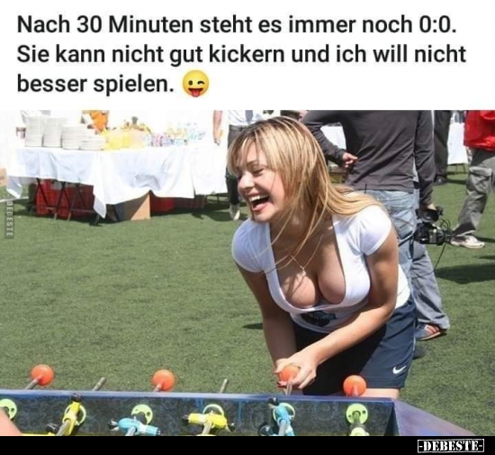 Nach 30 Minuten steht es immer noch 0:0.. - Lustige Bilder | DEBESTE.de