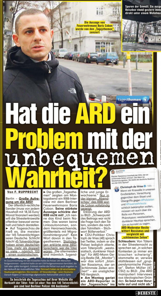 Hat die ARD ein Problem mit der unbequemen Wahrheit?.. - Lustige Bilder | DEBESTE.de