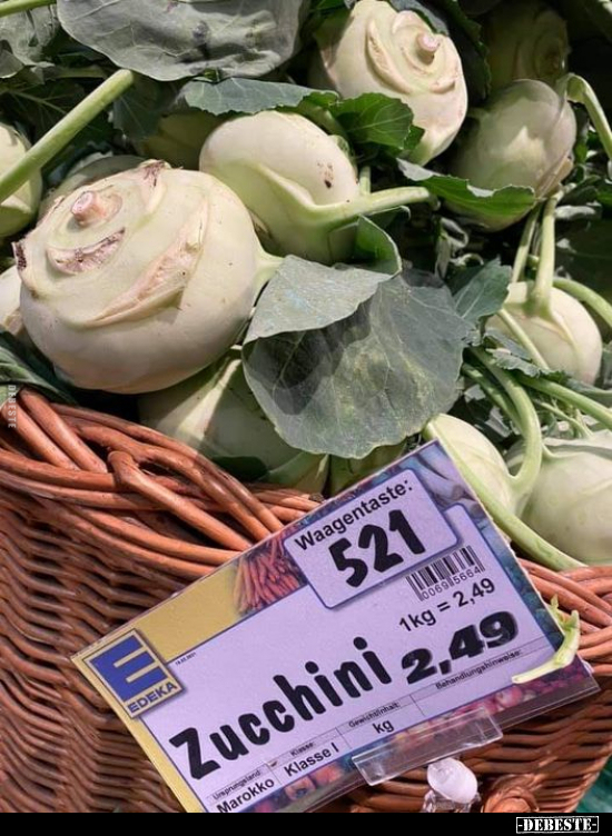 Zucchini 2,49... - Lustige Bilder | DEBESTE.de