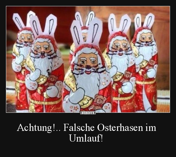 Achtung!.. Falsche Osterhasen im Umlauf! - Lustige Bilder | DEBESTE.de