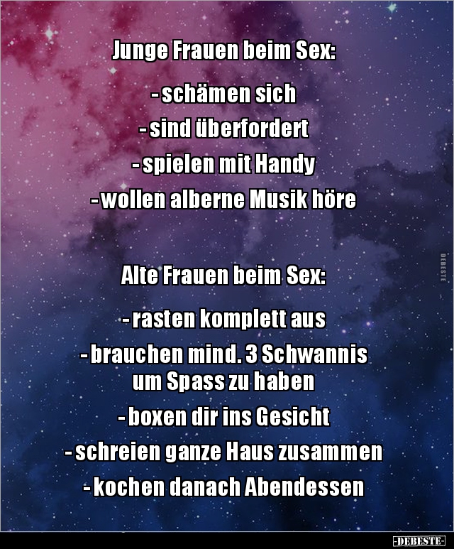Junge Frauen beim Sex: - schämen sich- sind.. - Lustige Bilder | DEBESTE.de