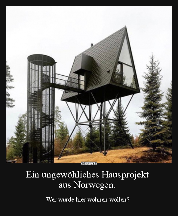 Ein ungewöhliches Hausprojekt aus Norwegen... - Lustige Bilder | DEBESTE.de