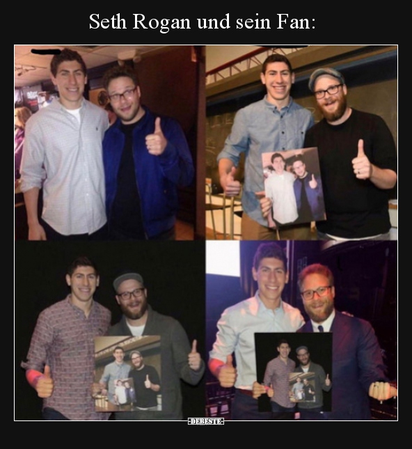 Seth Rogan und sein Fan.. - Lustige Bilder | DEBESTE.de