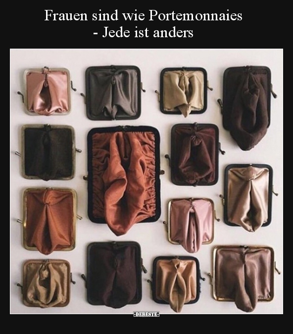 Frauen sind wie Portemonnaies - Jede ist anders.. - Lustige Bilder | DEBESTE.de