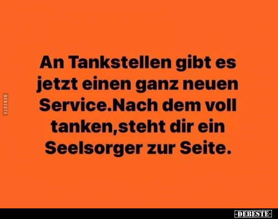 An Tankstellen gibt es jetzt einen ganz neuen Service.. - Lustige Bilder | DEBESTE.de