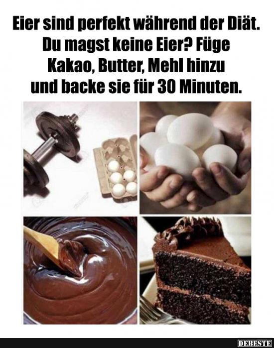 Eier sind perfekt während der Diät.. - Lustige Bilder | DEBESTE.de