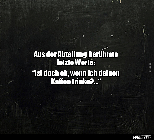 Aus der Abteilung Berühmte letzte Worte: "Ist doch ok.." - Lustige Bilder | DEBESTE.de