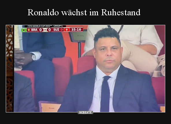 Ronaldo wächst im Ruhestand.. - Lustige Bilder | DEBESTE.de