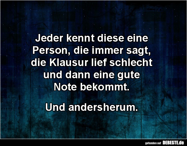 Jeder kennt diese eine Person, die immer sagt.. - Lustige Bilder | DEBESTE.de