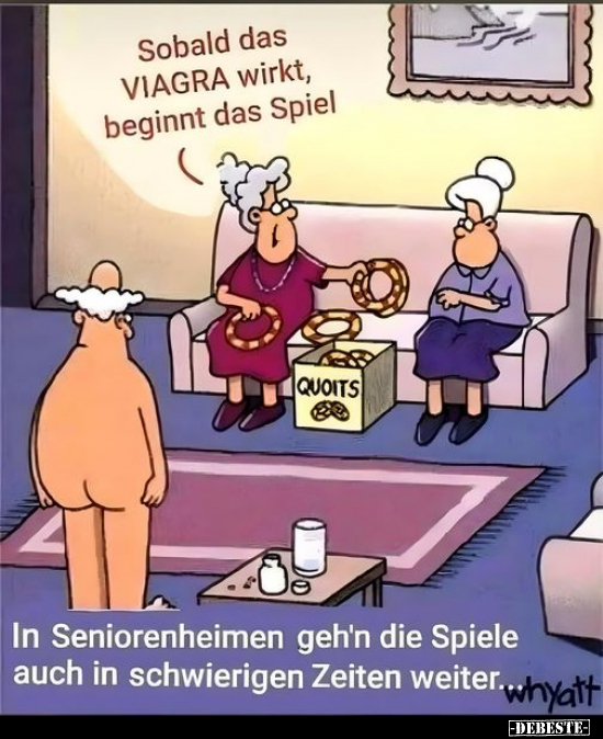 In Seniorenheimen geh'n die Spiele.. - Lustige Bilder | DEBESTE.de
