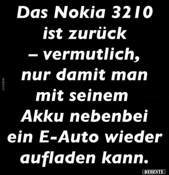 Das Nokia 3210 ist zurück.. - Lustige Bilder | DEBESTE.de