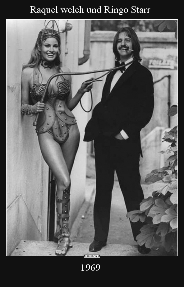 Raquel welch und Ringo Starr - 1969. - Lustige Bilder | DEBESTE.de
