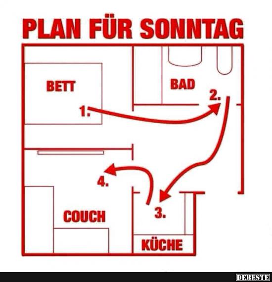 Plan für Sonntag - Lustige Bilder | DEBESTE.de