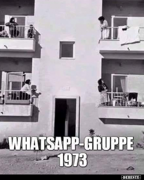 Whatsapp-Gruppe 1973.. - Lustige Bilder | DEBESTE.de