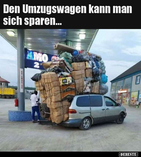 Den Umzugswagen kann man sich sparen... - Lustige Bilder | DEBESTE.de