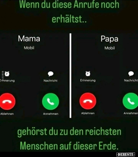 Wenn du diese Anrufe noch erhältst.. - Lustige Bilder | DEBESTE.de