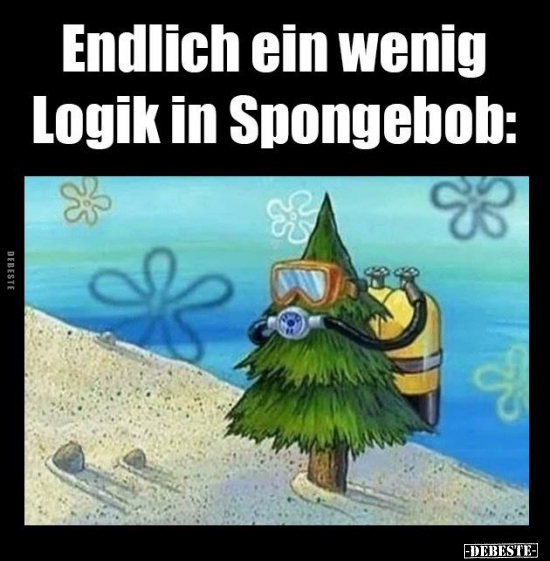 Endlich ein wenig Logik in Spongebob: - Lustige Bilder | DEBESTE.de