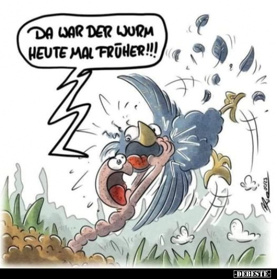 Da war der Wurm heute mal früher!!!.. - Lustige Bilder | DEBESTE.de