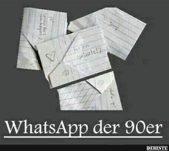 WhatsApp der 90er.. - Lustige Bilder | DEBESTE.de