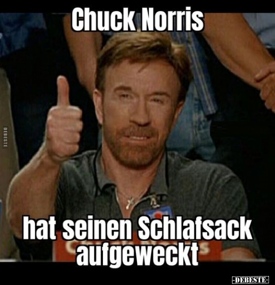 Chuck Norris hat seinen.. - Lustige Bilder | DEBESTE.de